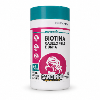 Biotina Cabelo, Pele e Unhas 60 Cápsulas