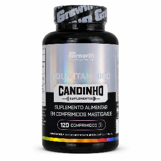 Multivitamínico Mastigável 120 Cápsulas | Growth